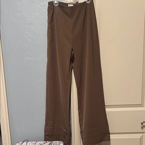 Princess Polly Brown Wide-Leg Pants